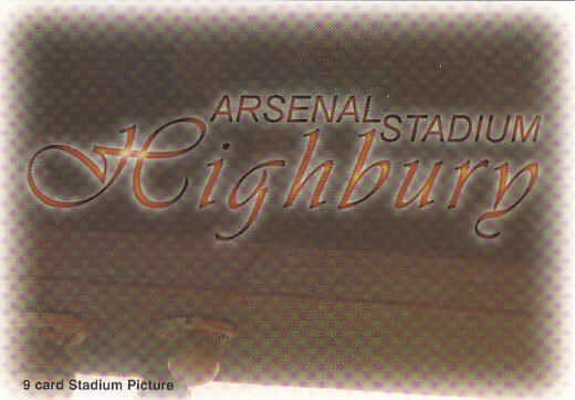 Highbury 4 Arsenal 1997/98 Futera Fans' Selection #85